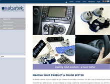 Tablet Screenshot of abatek.com